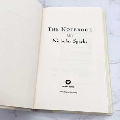The Notebook by Nicholas Sparks [FIRST EDITION] 1996 • Warner Books