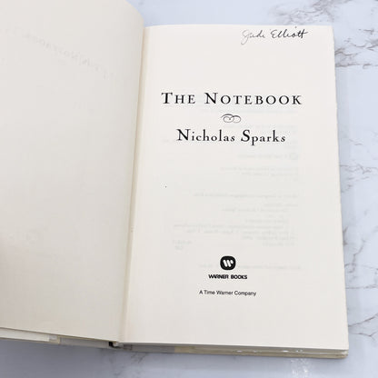 The Notebook by Nicholas Sparks [FIRST EDITION] 1996 • Warner Books *See Condition