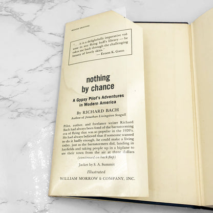 Nothing by Chance by Richard Bach [FIRST EDITION • 2nd PRINTING] 1969 • William Morrow