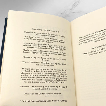 Nothing by Chance by Richard Bach [FIRST EDITION • 2nd PRINTING] 1969 • William Morrow