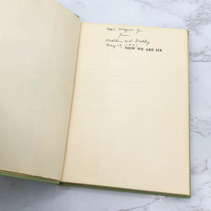 Now We Are Six by A.A. Milne [SECOND EDITION] 1950 • 1st Printing • E.P. Dutton & Co.