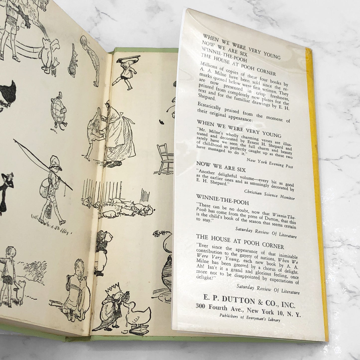 Now We Are Six by A.A. Milne [SECOND EDITION] 1950 • 1st Printing • E.P. Dutton & Co.