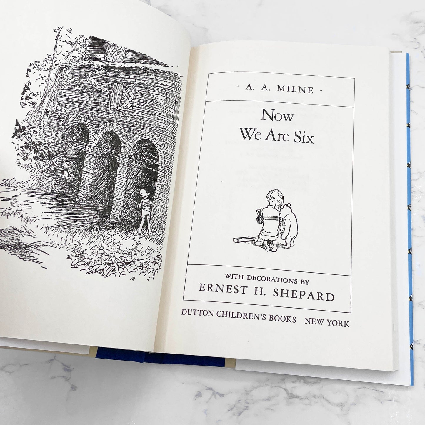 Now We Are Six by A.A. Milne [HARDCOVER RE-ISSUE] 1988 • Dutton Books