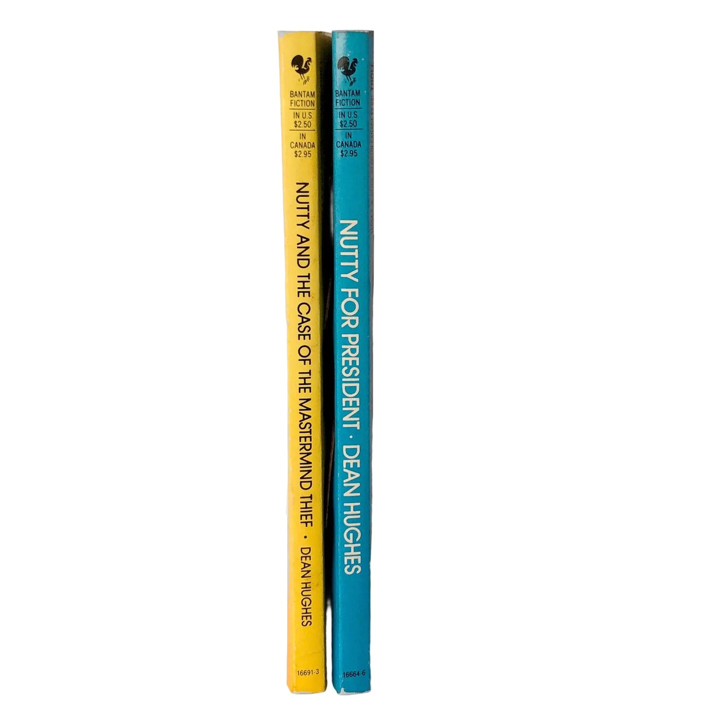 Nutty & the Case of the Mastermind Thief & Nutty for President by Dean Hughes [TWO PAPERBACK SET]