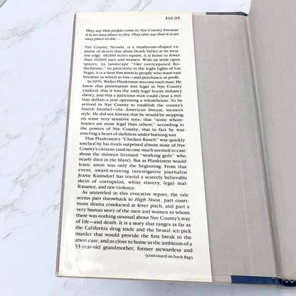 The Nye County Brothel Wars: A Tale of the New West by Jeanie Kasindorf [FIRST EDITION • FIRST PRINTING] 1985