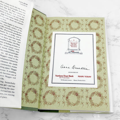 Object Lessons by Anna Quindlen SIGNED! [FIRST EDITION] 1991 • Random House