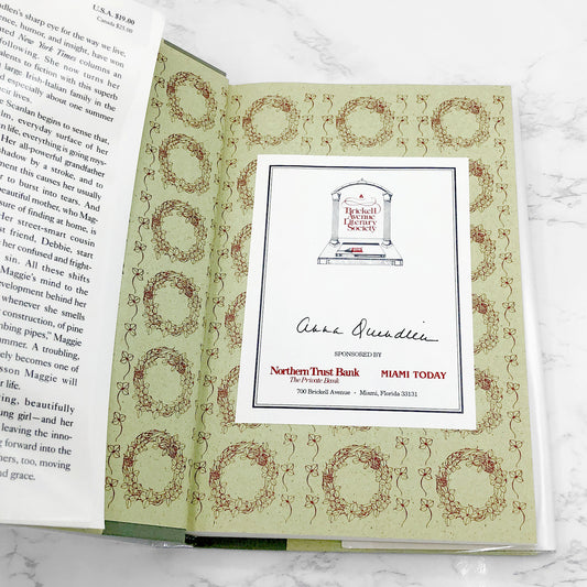 Object Lessons by Anna Quindlen SIGNED! [FIRST EDITION] 1991 • Random House