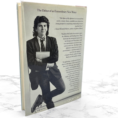 The Object of My Affection by Stephen McCauley [FIRST EDITION • FIRST PRINTING] 1987 • Simon & Schuster