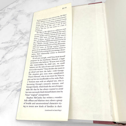 The Object of My Affection by Stephen McCauley [FIRST EDITION • FIRST PRINTING] 1987 • Simon & Schuster