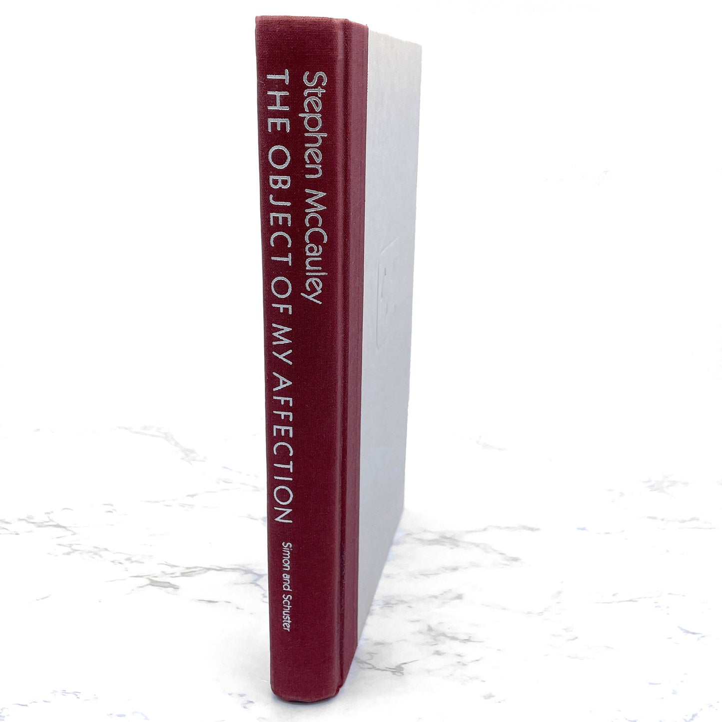 The Object of My Affection by Stephen McCauley [FIRST EDITION • FIRST PRINTING] 1987 • Simon & Schuster