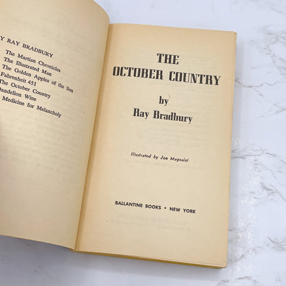 The October Country by Ray Bradbury [SECOND PAPERBACK PRINTING] 1962 • Ballantine