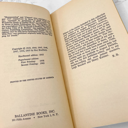 The October Country by Ray Bradbury [SECOND PAPERBACK PRINTING] 1962 • Ballantine