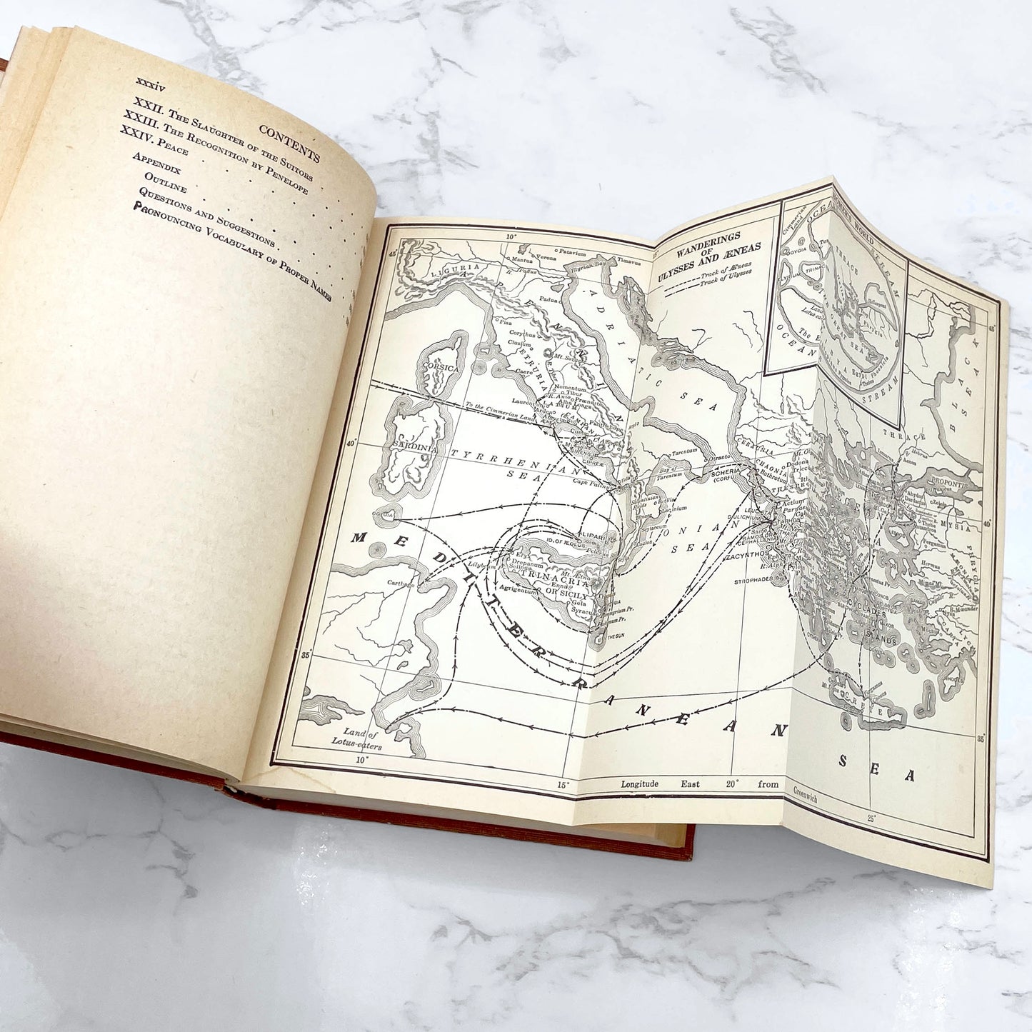 The Odyssey of Homer [ANTIQUE ILLUSTRATED HARDCOVER] 1921 • Riverside • Houghton Mifflin