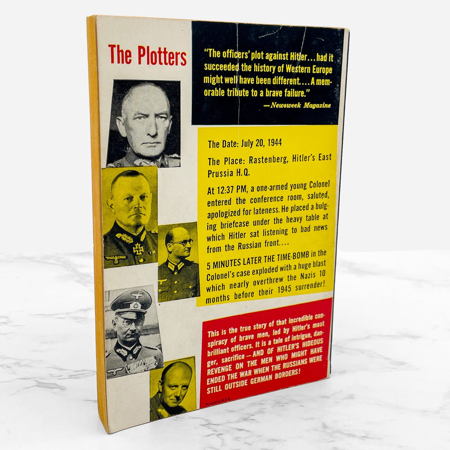 Officers' Plot to Kill Hitler by Constantine FitzGibbon [FIRST PAPERBACK PRINTING] 1958 • Avon