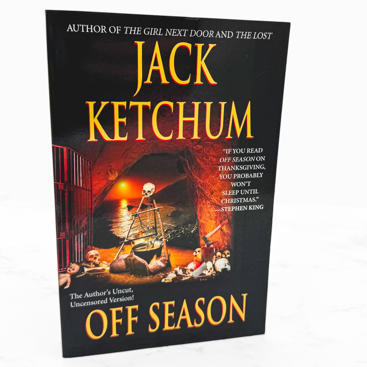 Off Season by Jack Ketchum [FIRST UNCUT PAPERBACK EDITION] 2011 • Dorchester • w. Bonus Story!
