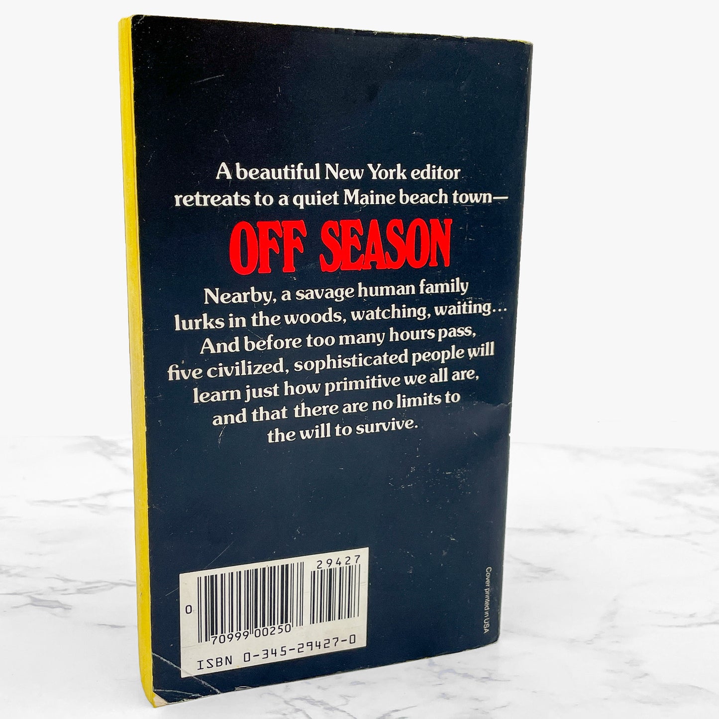 Off Season by Jack Ketchum [FIRST EDITION • FIRST PRINTING] 1981 • Ballantine *See Condition