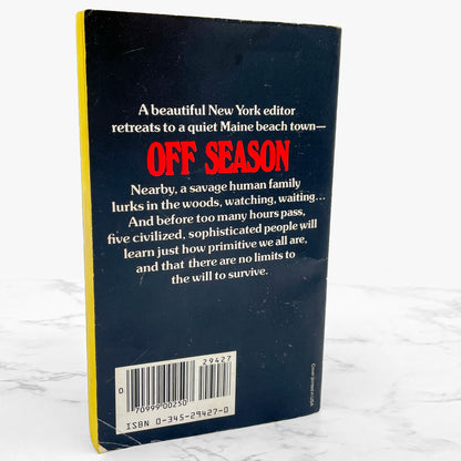Off Season by Jack Ketchum [FIRST EDITION • FIRST PRINTING] 1981 • Ballantine *See Condition