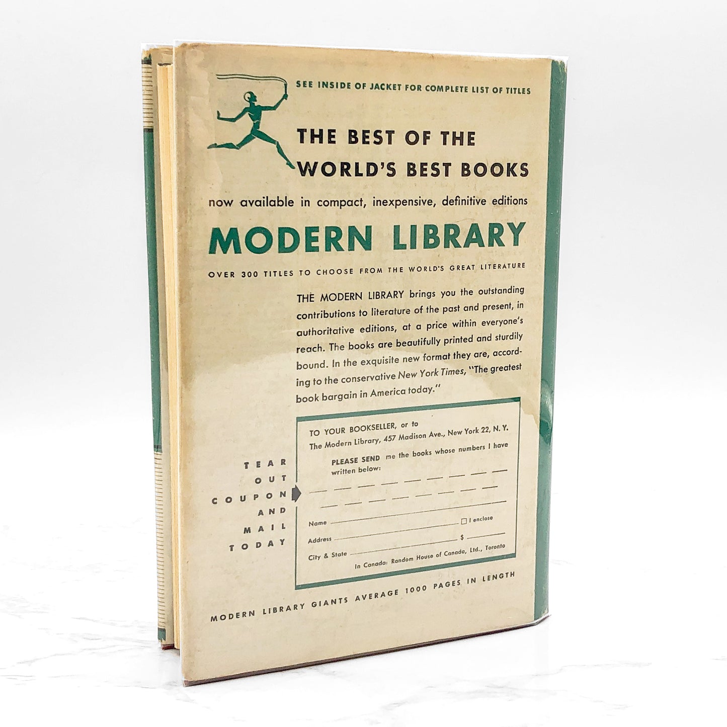 Of Mice And Men by John Steinbeck [ANTIQUE HARDCOVER] 1937 • The Modern Library #29