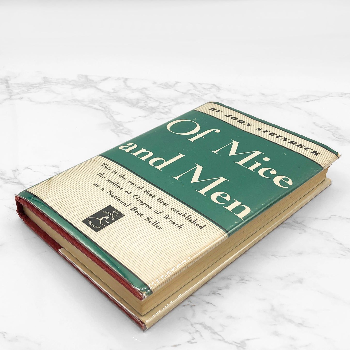 Of Mice And Men by John Steinbeck [ANTIQUE HARDCOVER] 1937 • The Modern Library #29