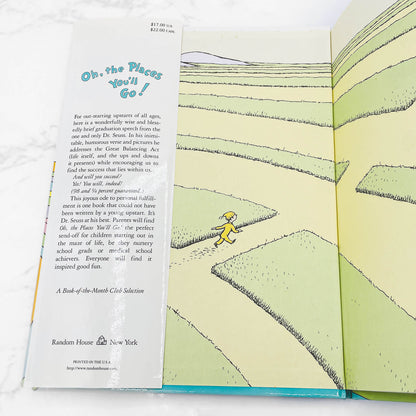 Oh, the Places You'll Go! by Dr. Seuss [FIRST EDITION] 1990 • Later Printing • Random House