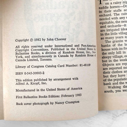Oh What A Paradise It Seems by John Cheever [FIRST PAPERBACK PRINTING] 1983