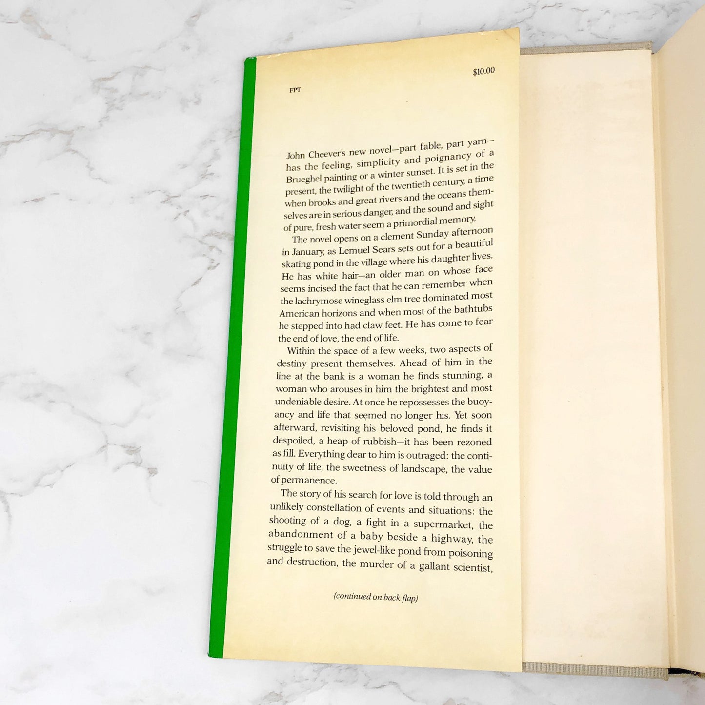 Oh What A Paradise It Seems by John Cheever [FIRST EDITION • FIRST PRINTING] 1982
