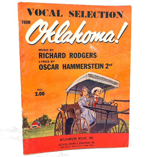 Oklahoma! Vocal Selection by Richard Rodgers & Oscar Hammerstein [ANTIQUE SHEET MUSIC] 1943 • Williamson Music Inc.