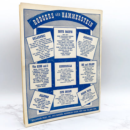 Oklahoma! Vocal Selection by Richard Rodgers & Oscar Hammerstein [ANTIQUE SHEET MUSIC] 1943 • Williamson Music Inc.