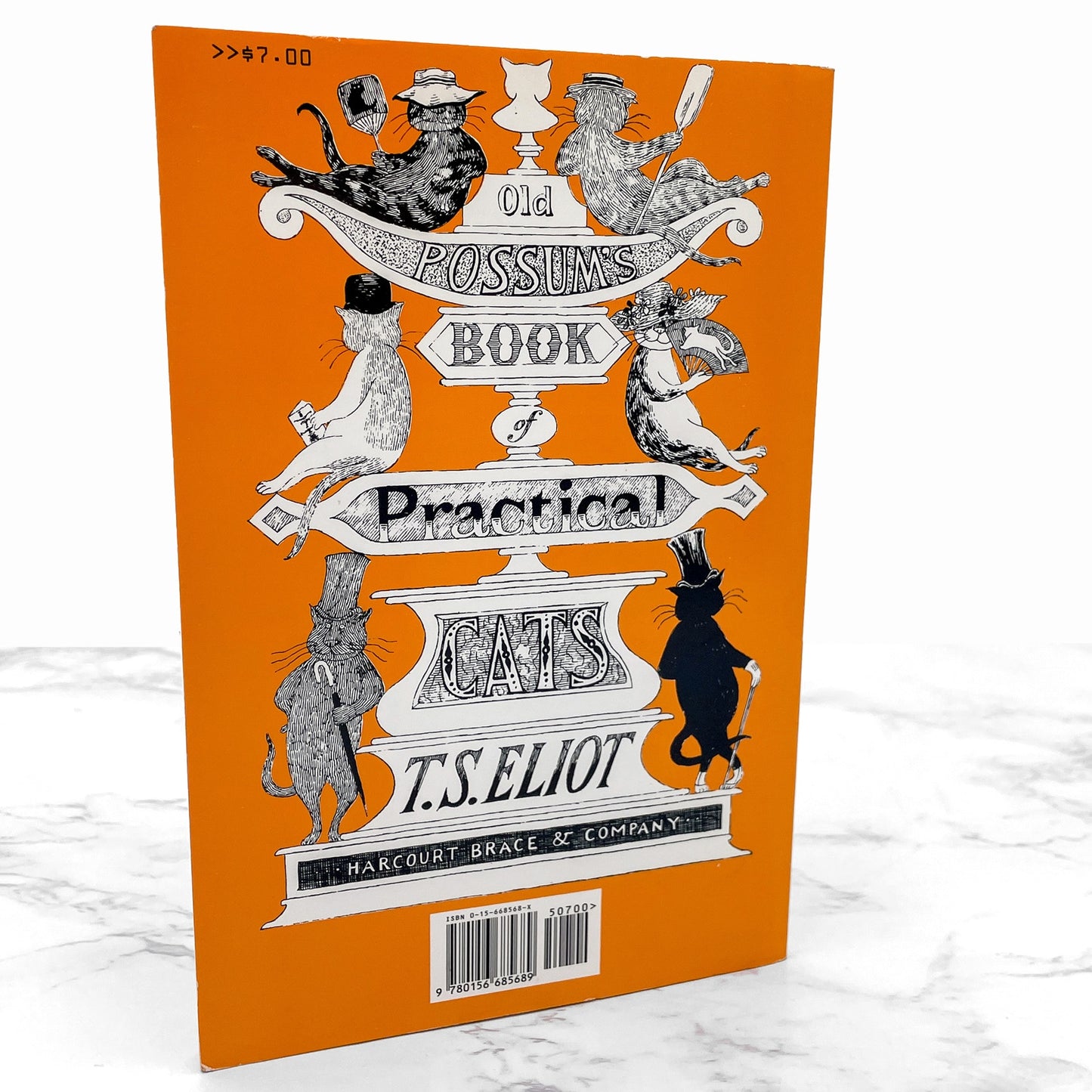 Old Possum's Book of Practical Cats by T.S. Eliot & Edward Gorey [TRADE PAPERBACK] 1982 • Harcourt Brace