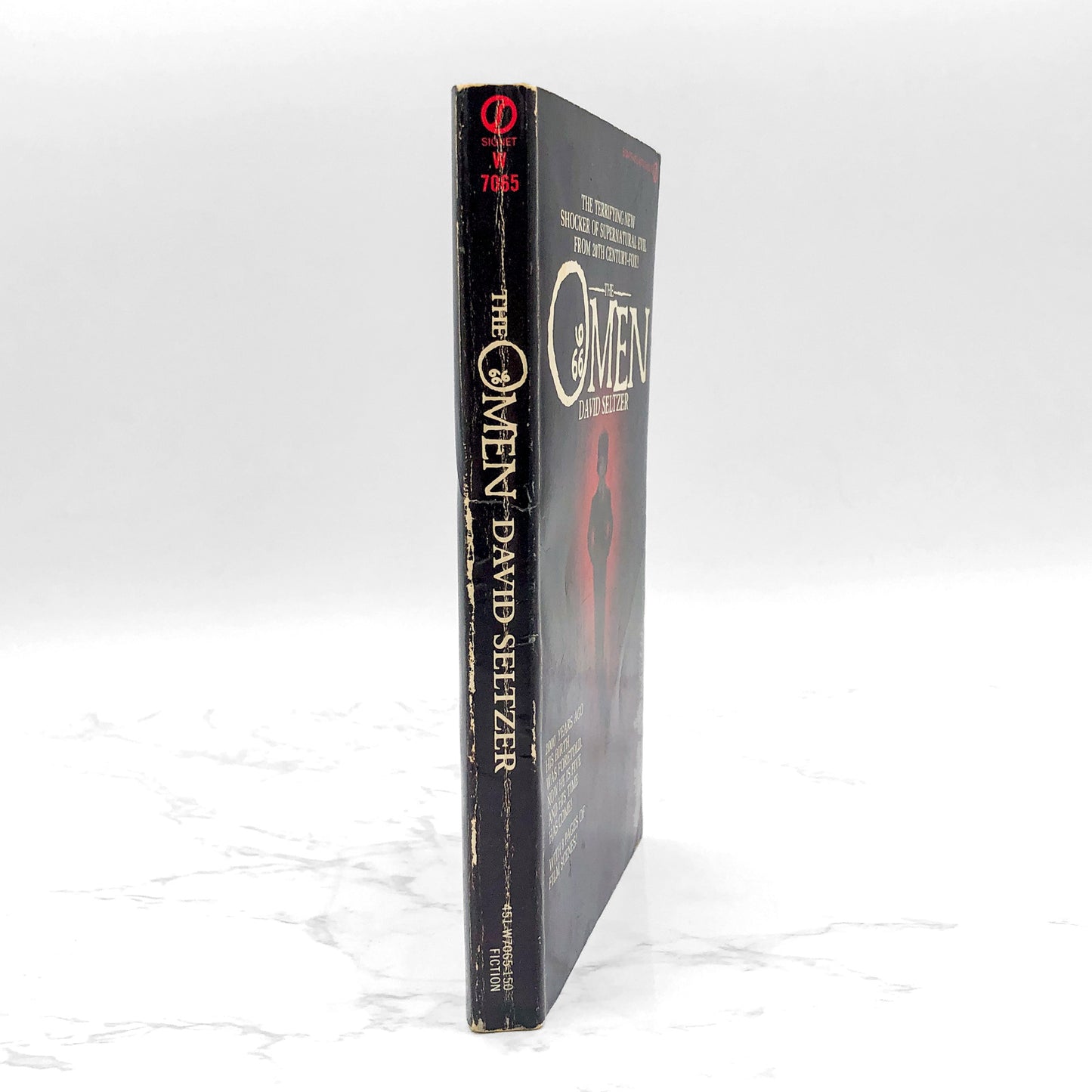 The Omen by David Seltzer [FIRST PAPERBACK EDITION] 1976 • Signet