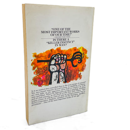 On Aggression by Konrad Lorenz [1971 PAPERBACK] Bantam