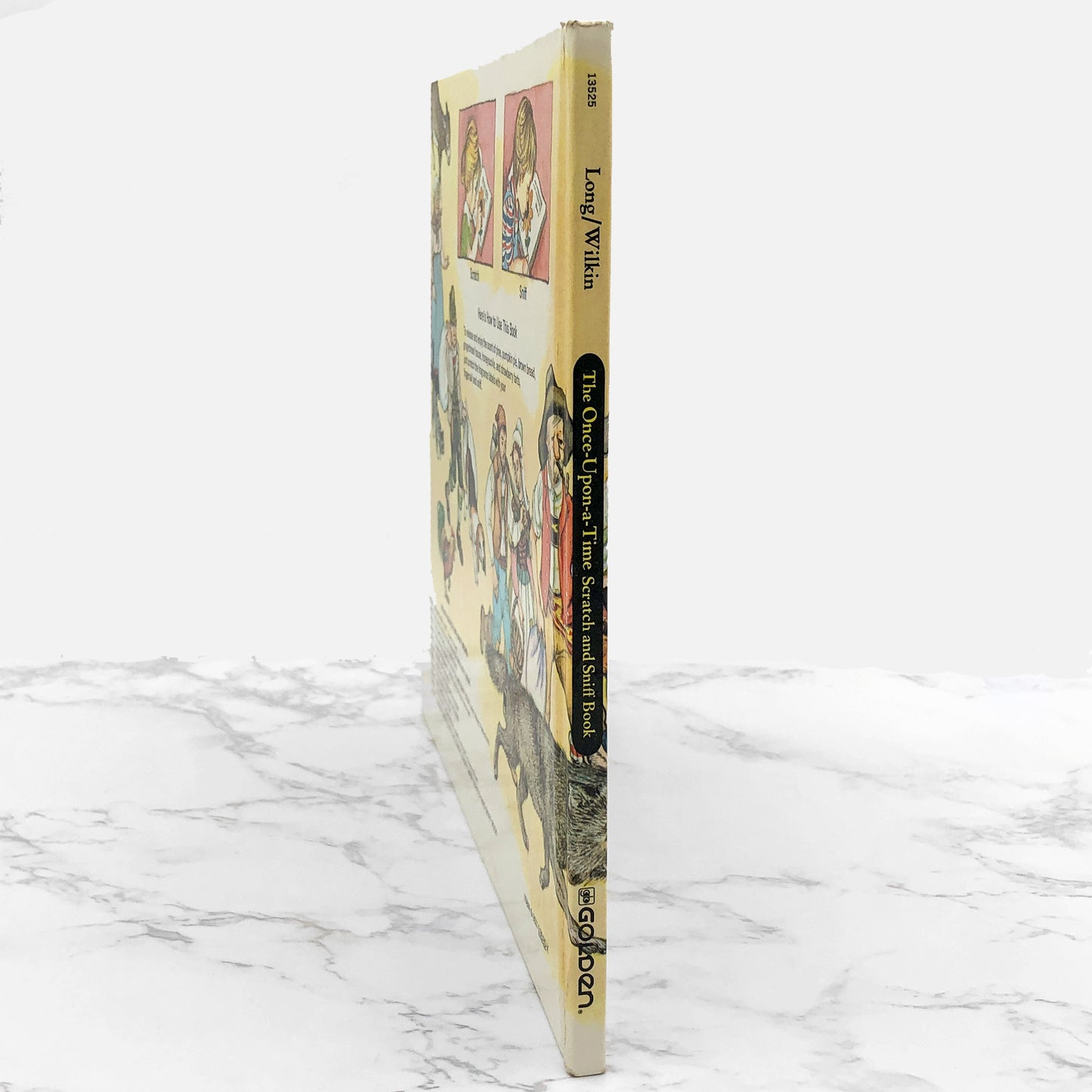 The Once-Upon-a-Time Scratch and Sniff Book by Ruthana Long [FIRST EDITION] 1978 • Golden Press *See Condition