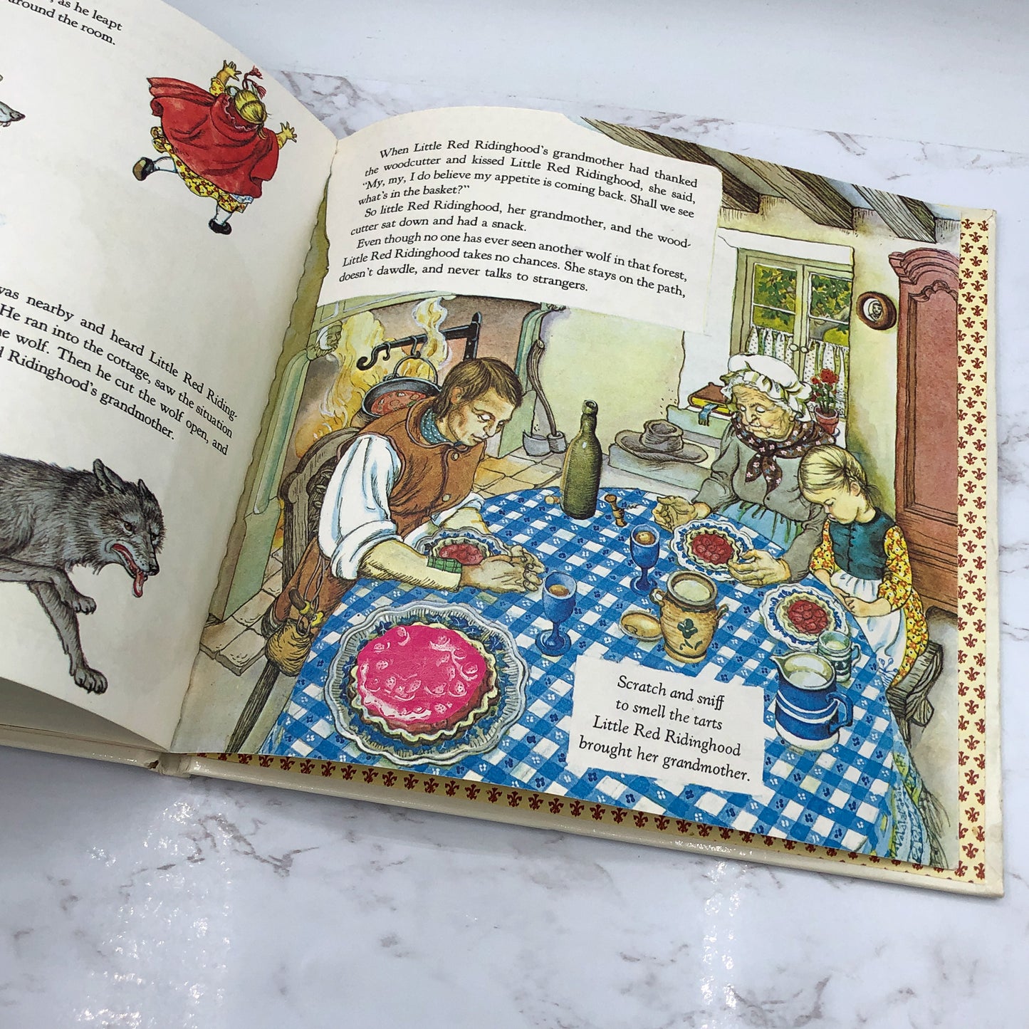 The Once-Upon-a-Time Scratch and Sniff Book by Ruthana Long [FIRST EDITION] 1978 • Golden Press *See Condition