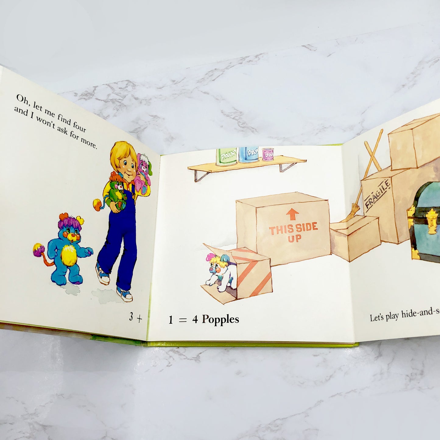One More Popple by Virginia Holt [GATEFOLD FLAP BOOK] 1986 • Random House