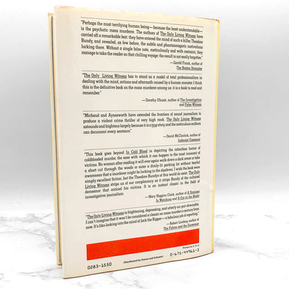The Only Living Witness by Stephen Michaud & Hugh Aynesworth [FIRST EDITION • FIRST PRINTING] 1983 • Ted Bundy