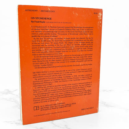 On Stonehenge by Fred Hoyle [FIRST EDITION TRADE PAPERBACK] 1977 • W.H. Freeman