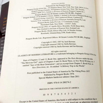 On the Road by Jack Kerouac [LIMITED EDITION HARDCOVER] 2011 • Classics of Modern Literature