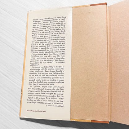 Ordinary People by Judith Guest [FIRST BOOK CLUB EDITION] 1976 • Viking Press