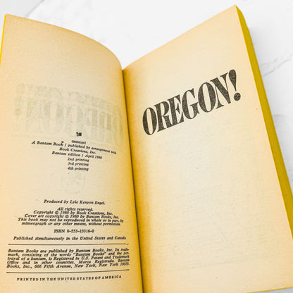 Oregon! by Dana Fuller Ross [FIRST EDITION PAPERBACK] 1980 • Bantam