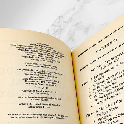 The Masks of God Vol. II - Oriental Mythology by Joseph Campbell [TRADE PAPERBACK] 1976 • Penguin