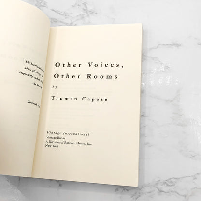 Other Voices, Other Rooms by Truman Capote [TRADE PAPERBACK] 1994 • Vintage