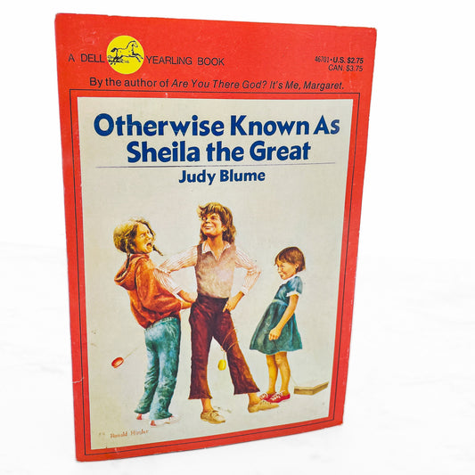 Otherwise Known as Sheila the Great by Judy Blume [FIRST PAPERBACK EDITION] 1976 • Dell-Yearling