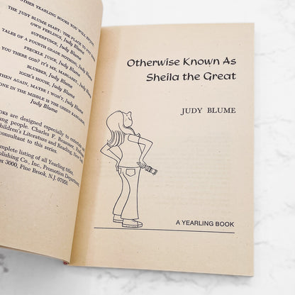 Otherwise Known as Sheila the Great by Judy Blume [FIRST PAPERBACK EDITION] 1976 • Dell-Yearling