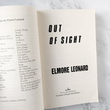 Out of Sight by Elmore Leonard [TRADE PAPERBACK] 2013 • William Morrow