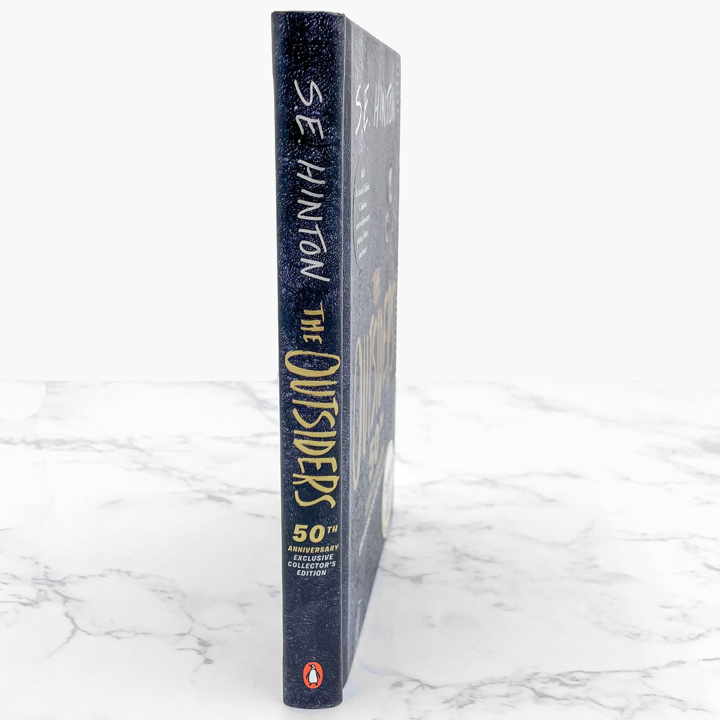 The Outsiders by S.E. Hinton SIGNED! [EXCLUSIVE COLLECTOR'S EDITION] 2017 • Rare 50th Anniversary Hardcover Variant • Penguin