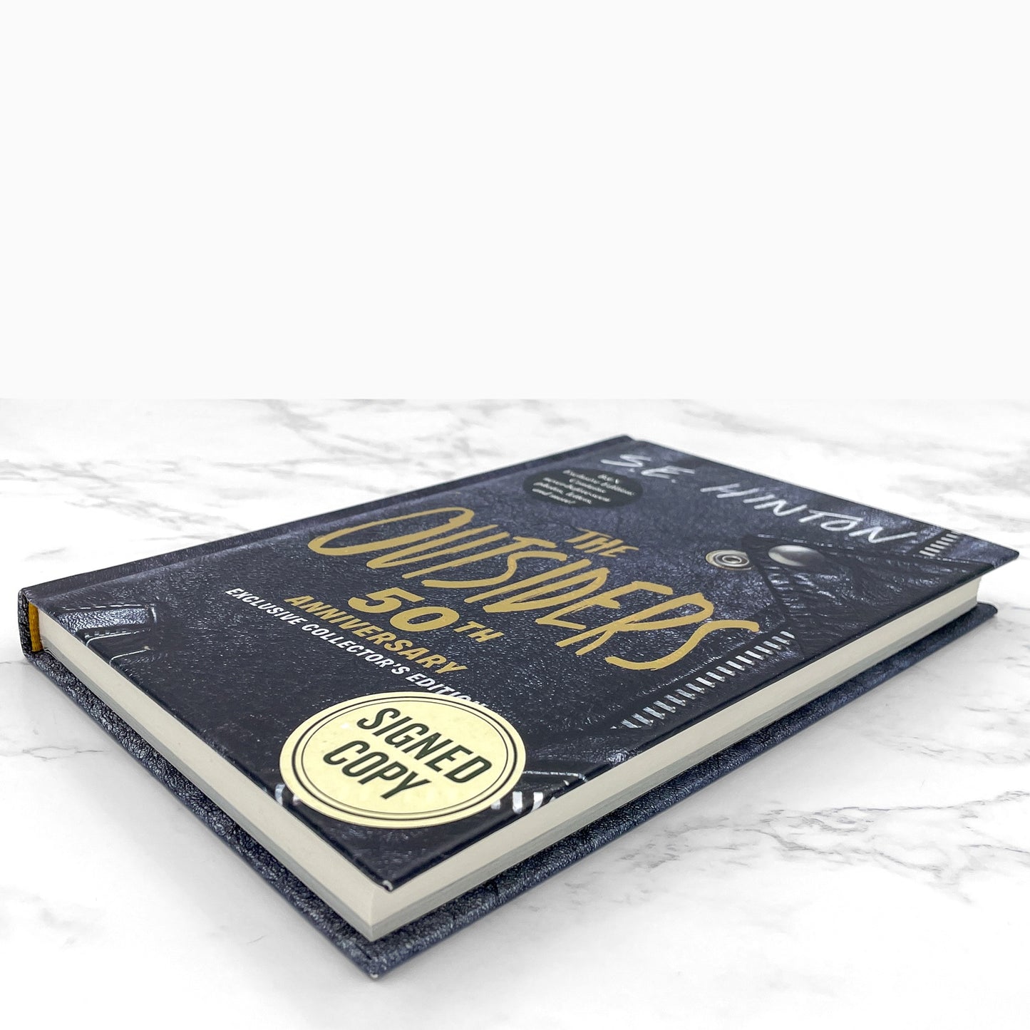 The Outsiders by S.E. Hinton SIGNED! [EXCLUSIVE COLLECTOR'S EDITION] 2017 • Rare 50th Anniversary Hardcover Variant • Penguin