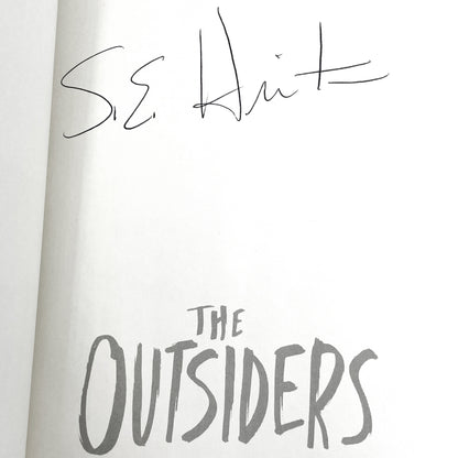 The Outsiders by S.E. Hinton SIGNED! [EXCLUSIVE COLLECTOR'S EDITION] 2017 • Rare 50th Anniversary Hardcover Variant • Penguin