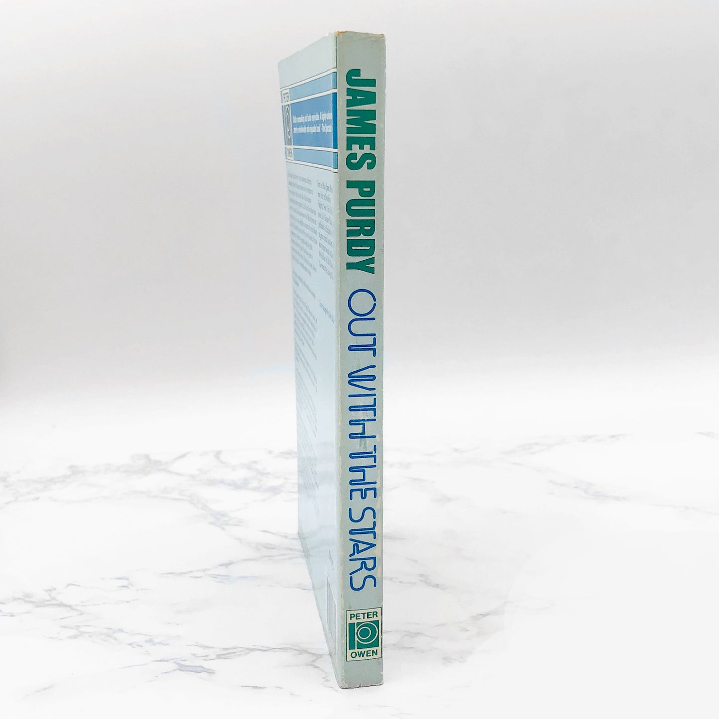 Out With the Stars by James Purdy [FIRST U.K PAPERBACK PRINTING] 1992 • Peter Owen