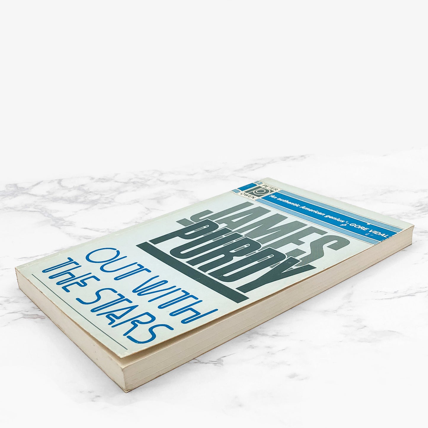 Out With the Stars by James Purdy [FIRST U.K PAPERBACK PRINTING] 1992 • Peter Owen