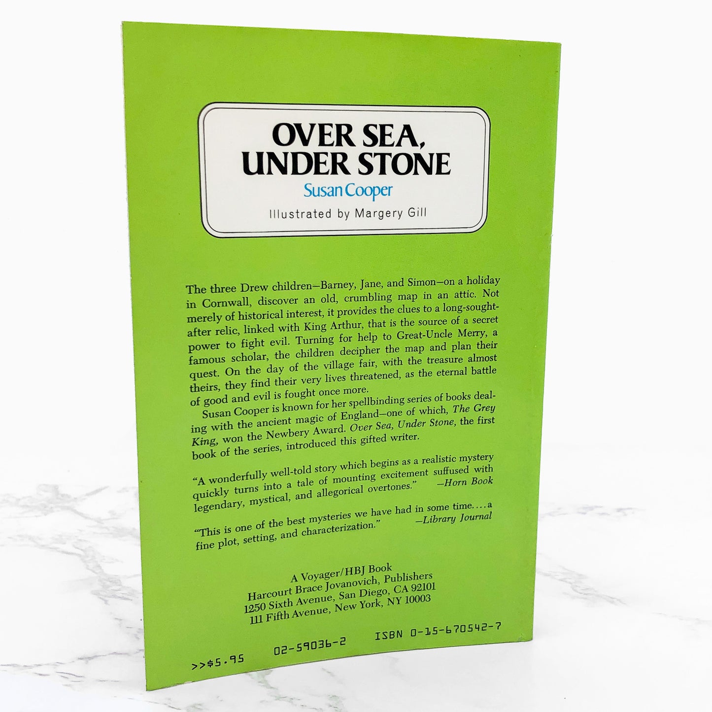 Over Sea, Under Stone by Susan Cooper [TRADE PAPERBACK] 1979 • The Dark is Rising #1 • Mint
